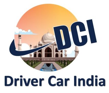 Driver Car India Travel Guide India Logo in a round shape with Ganesha
